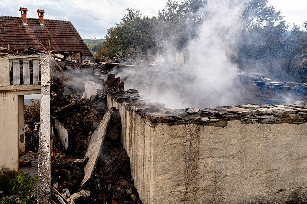 Professional Fire Damage Repair technician working in Oakton, VA
